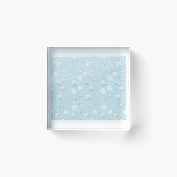 Item preview, Light Blue Sea Shell Coastal Coquette Mermaidcore Pattern Best Selling Design 2026 Starfish Beach  Aesthetic Girl Baby BoyGifts  Phone Case Blanket Mug Journal designed and sold by TeenLake.