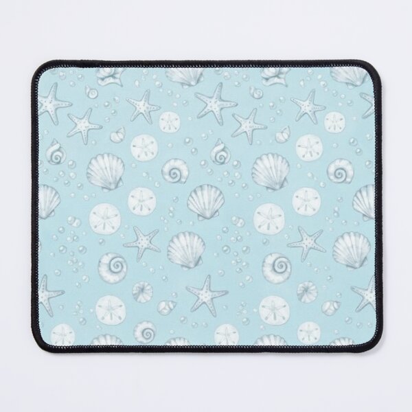 Item preview, Light Blue Sea Shell Coastal Coquette Mermaidcore Pattern Best Selling Design 2026 Starfish Beach  Aesthetic Girl Baby BoyGifts  Phone Case Blanket Mug Journal designed and sold by TeenLake.