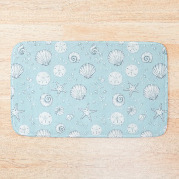 Item preview, Light Blue Sea Shell Coastal Coquette Mermaidcore Pattern Best Selling Design 2026 Starfish Beach  Aesthetic Girl Baby BoyGifts  Phone Case Blanket Mug Journal designed and sold by TeenLake.