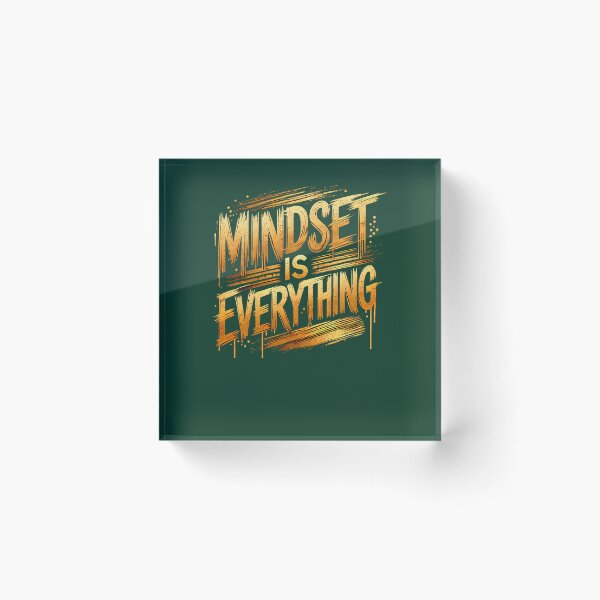 Item preview, Motivational Quote Mindset Is Everything Success 193 designed and sold by OrwinsCrafts.