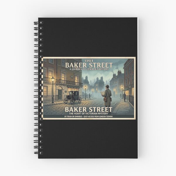 Item preview, Baker Street, London Travel Poster designed and sold by ArtworkNorth.
