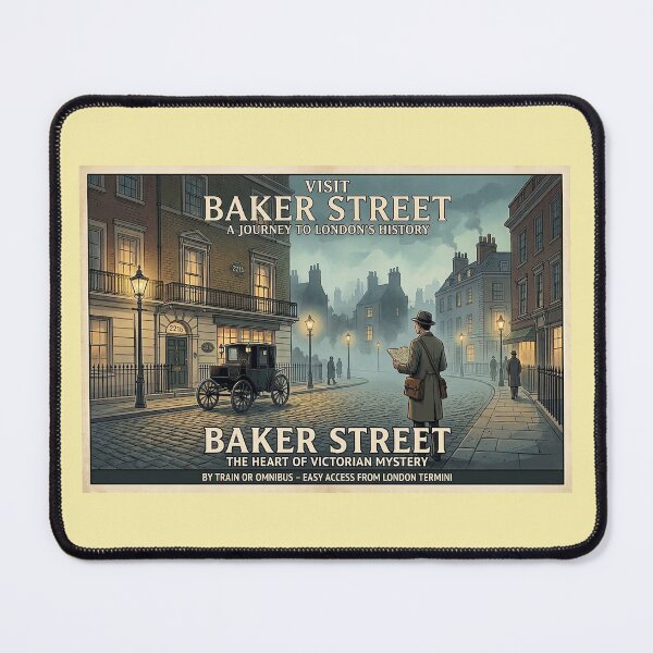 Item preview, Baker Street, London Travel Poster designed and sold by ArtworkNorth.