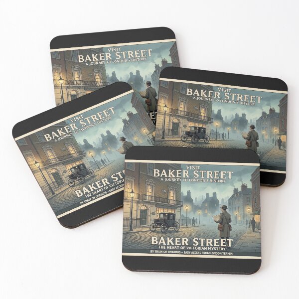 Item preview, Baker Street, London Travel Poster designed and sold by ArtworkNorth.