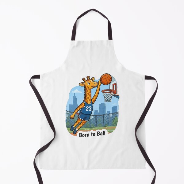 Item preview, Cute Giraffe Basketball Player – Born to Ball Sports Gift designed and sold by Isliath.