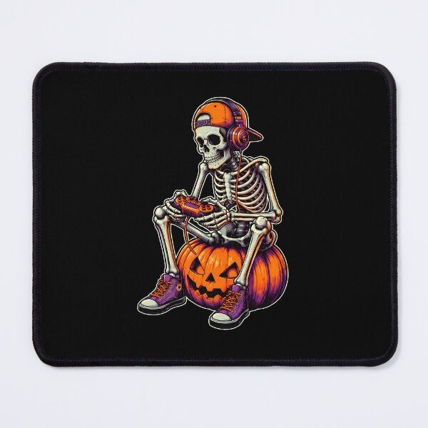 Item preview, Gamer Skeleton on Pumpkin designed and sold by Dmo3HarkoArt.