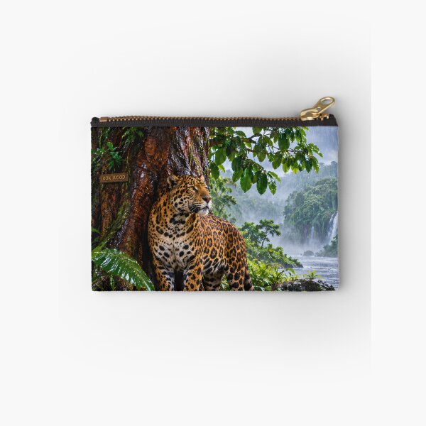 Item preview, Jaguar in Rainforest  designed and sold by AwesomeDigiShop.