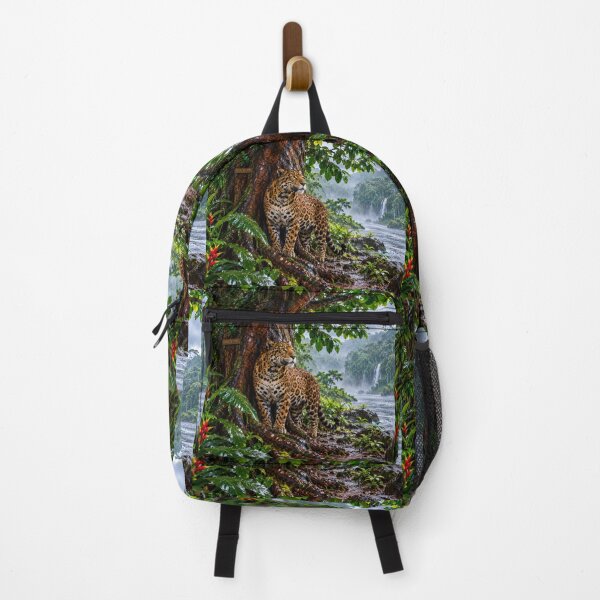 Item preview, Jaguar in Rainforest  designed and sold by AwesomeDigiShop.