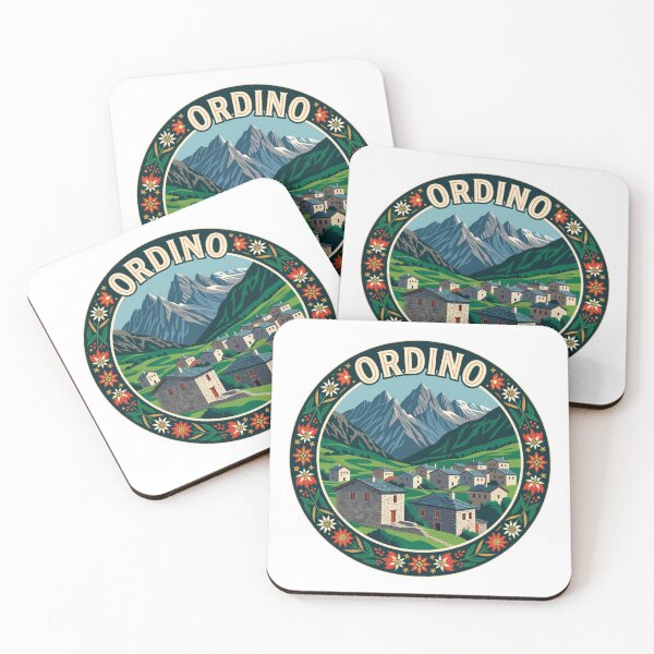Item preview, Ordino Village Andorra Sticker designed and sold by Imaginarium of Chaos falcon88 .