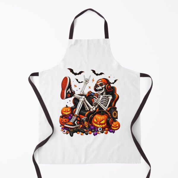 Item preview, Skeleton Gamer Halloween Party Art designed and sold by Dmo3HarkoArt.