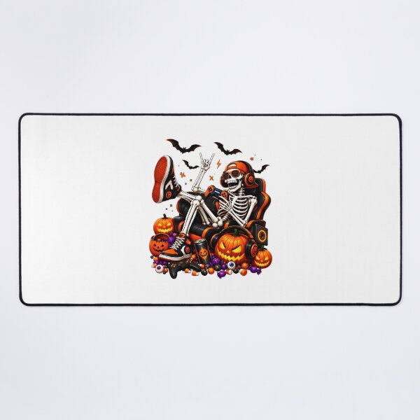 Item preview, Skeleton Gamer Halloween Party Art designed and sold by Dmo3HarkoArt.