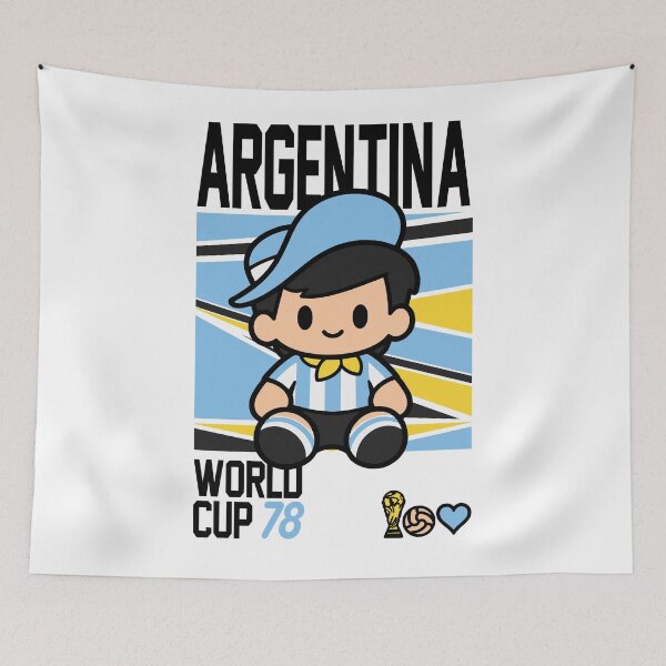 Artikelvorschau, Chibi Argentinien 78 entworfen und verkauft von Sarcastic Panda.
