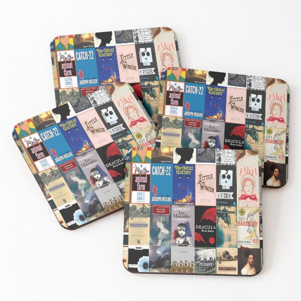 Item preview, Vintage Classic Book Covers Collage Art designed and sold by PiotrSchrader.