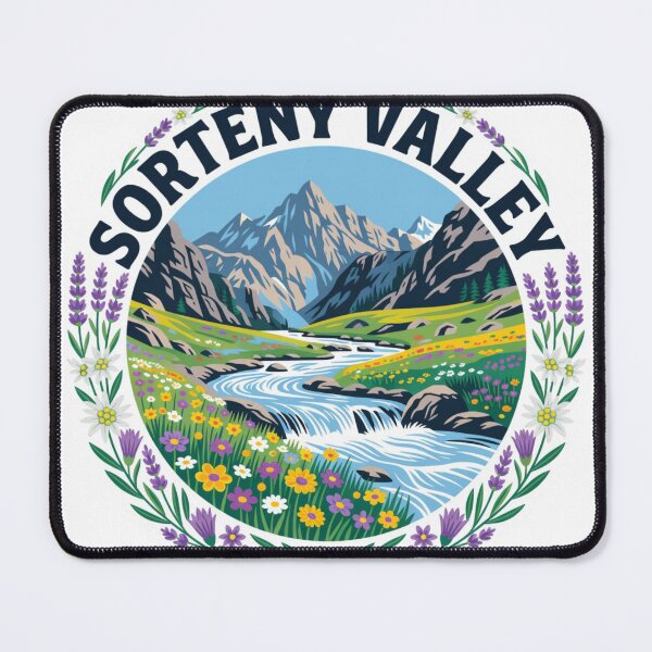 Item preview, Sorteny Valley Andorra Sticker designed and sold by Imaginarium of Chaos falcon88 .