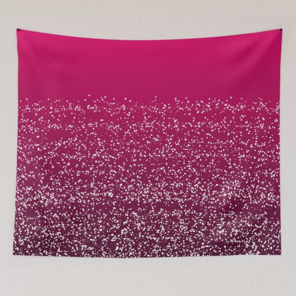 Item preview, Sparkly Star Hot Pink Maroon Ombre designed and sold by Zaya_art.