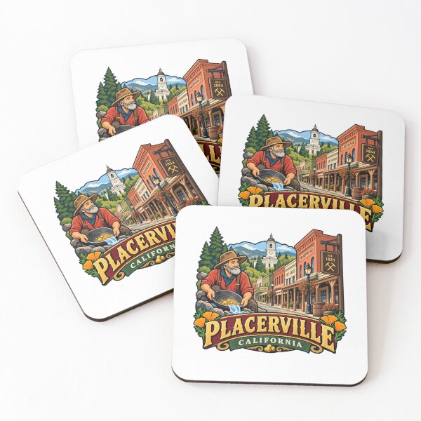 Item preview, Placerville, California - Gold Rush Historic Design designed and sold by Myra365Art.