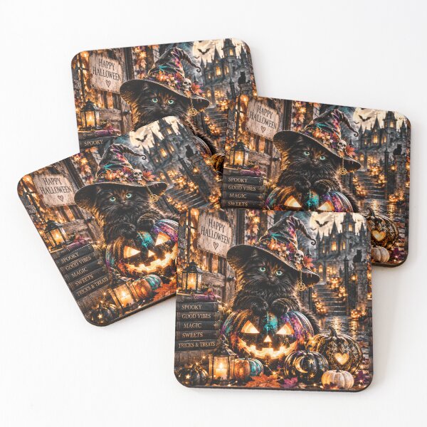 Item preview, Midnight Pumpkin Witch - Dark Halloween City designed and sold by Personiq Kaleido.