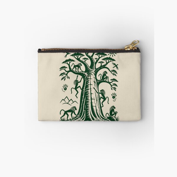 Item preview, African Baobab Tree Monkeys – African Wildlife Safari Nature Art designed and sold by JonelCrafts.