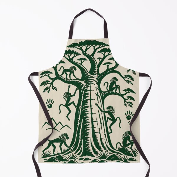 Item preview, African Baobab Tree Monkeys – African Wildlife Safari Nature Art designed and sold by JonelCrafts.