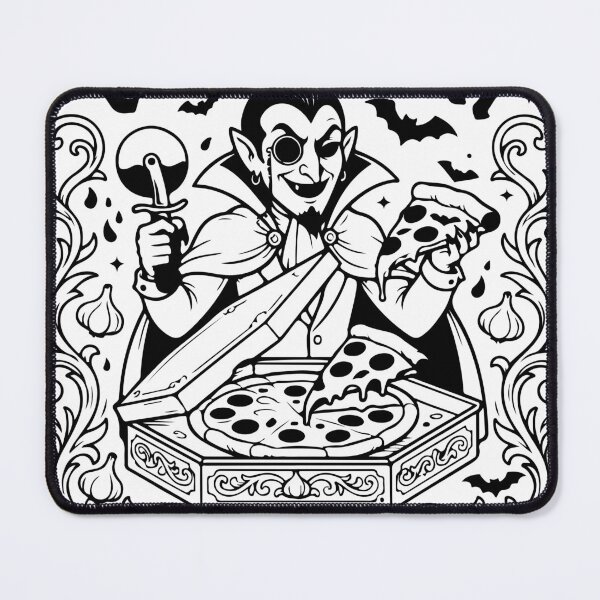 Item preview, Vampizza The Best Bite In Town Funny Halloween Vampire Pizza Vintage designed and sold by Brexmore3.