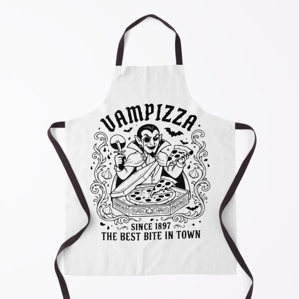 Item preview, Vampizza The Best Bite In Town Funny Halloween Vampire Pizza Vintage  designed and sold by Brexmore3.