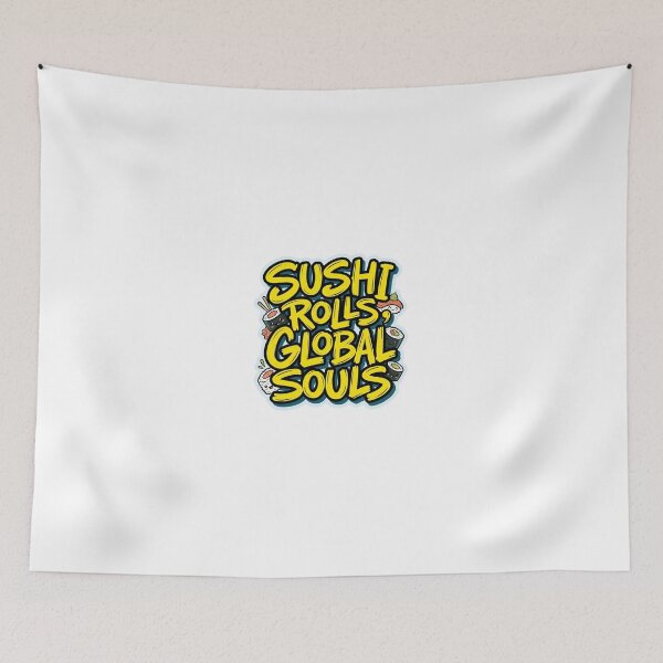 Item preview, Sushi Rolls, Global Souls designed and sold by AsifDesignCreativeStudio.