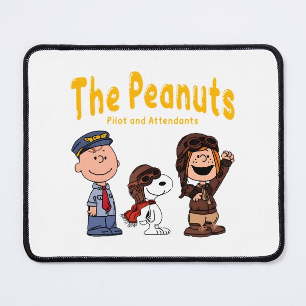 Item preview, Charlie Brown and Snoopy as Pilot Attendants Cute Aviation Design designed and sold by Surface-arts.
