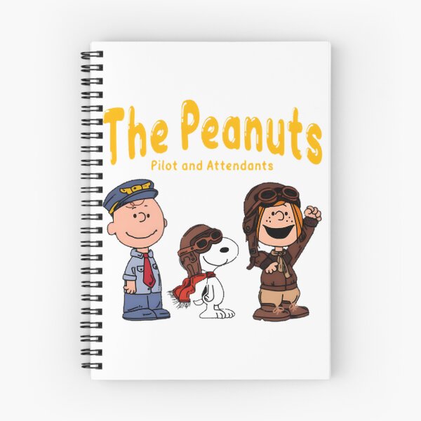 Item preview, Charlie Brown and Snoopy as Pilot Attendants Cute Aviation Design designed and sold by Surface-arts.