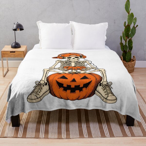 Item preview, Skeleton Gamer on Pumpkin Halloween Controller Art designed and sold by Dmo3HarkoArt.