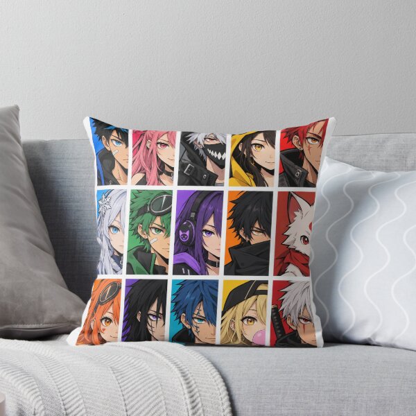 Item preview, Anime Heroes – Colorful Character Collage designed and sold by zoggat.