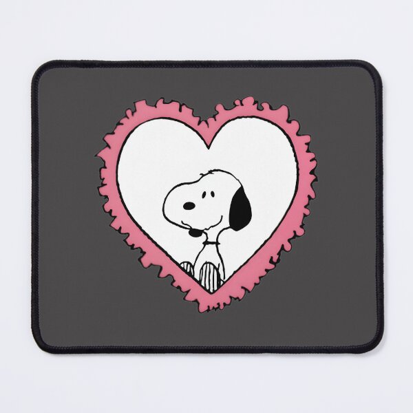 Item preview, Cute Snoopy Illustration Inside Pink Heart Frame Design designed and sold by wallflower2war.