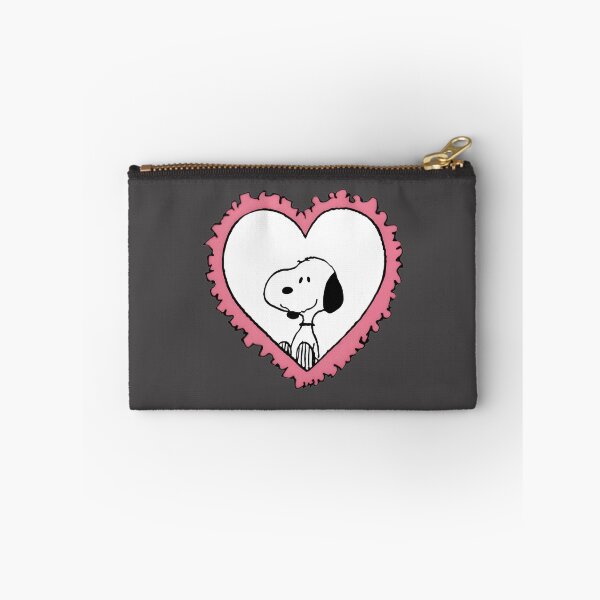 Item preview, Cute Snoopy Illustration Inside Pink Heart Frame Design designed and sold by wallflower2war.