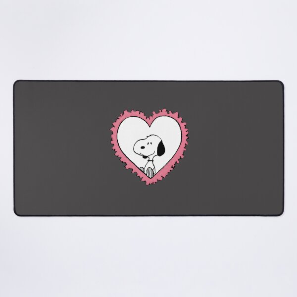 Item preview, Cute Snoopy Illustration Inside Pink Heart Frame Design designed and sold by wallflower2war.
