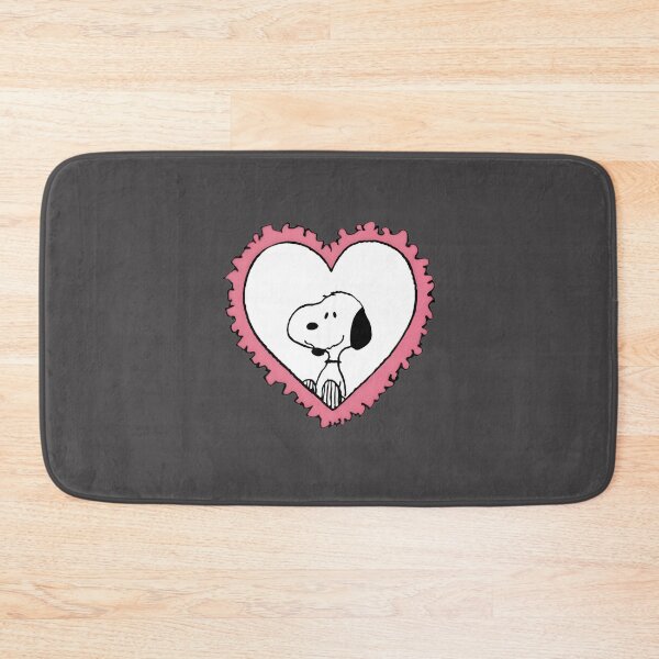Item preview, Cute Snoopy Illustration Inside Pink Heart Frame Design designed and sold by wallflower2war.