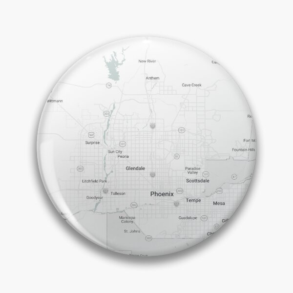 Artikelvorschau, Phoenix City Map Minimalist Urban Grid Art entworfen und verkauft von YAZ.