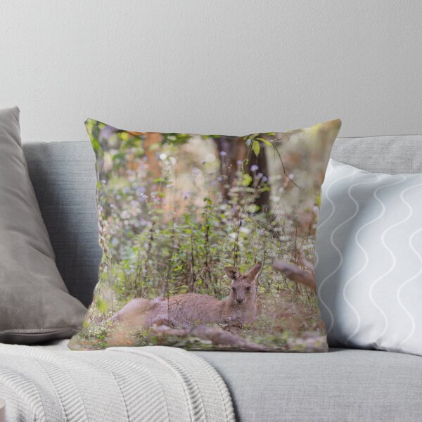 Item preview, Kangaroo amongst the flowers designed and sold by Cornishinoz.
