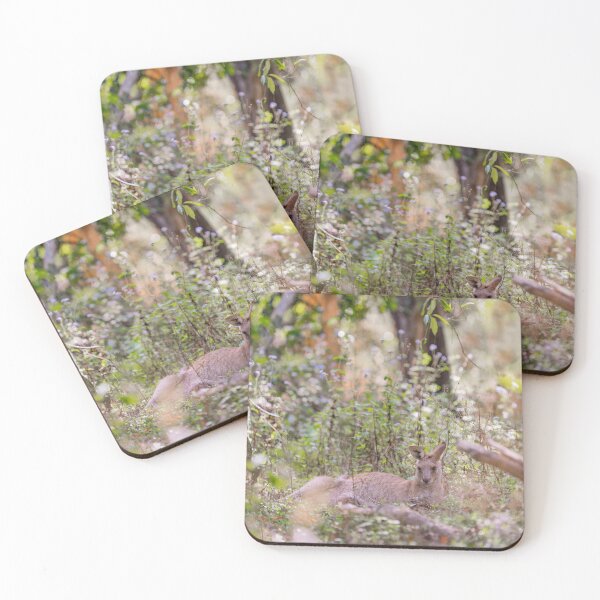 Item preview, Kangaroo amongst the flowers designed and sold by Cornishinoz.