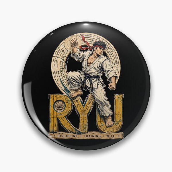 Item preview, Ryu Street Fighter Design, Ryu Artwork, Street Fighter Ryu Graphic, Hadoken Shoryuken, World Warrior, Fighting Game Art, Arcade Gaming Gift, Martial Arts Gamer Gift, Capcom Fan Art designed and sold by Typologystudios.