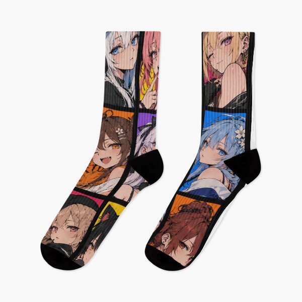 Item preview, Anime Girls – Colorful Manga Collage designed and sold by rolfzogg ART.