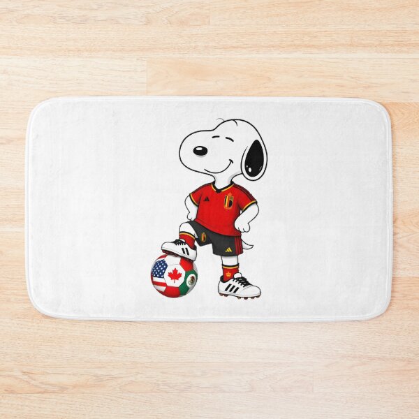 Item preview, Funny Snoopy Soccer Player Belgium Team World Cup Design designed and sold by wallflower2war.