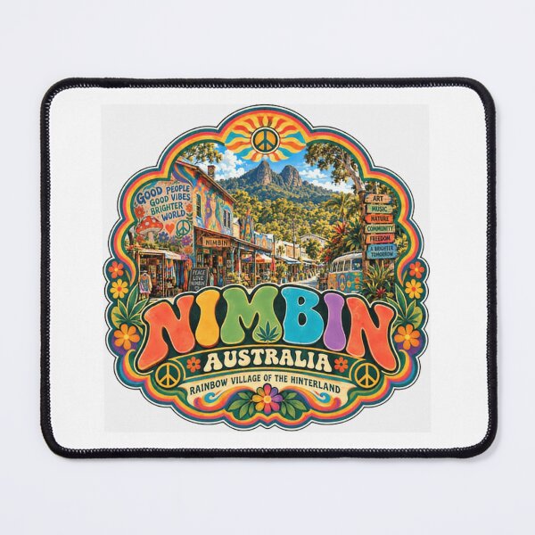 Item preview, Nimbin Australia Rainbow Village Of The Hinterland Hippie Culture Travel Souvenir designed and sold by Star3NowForMe.