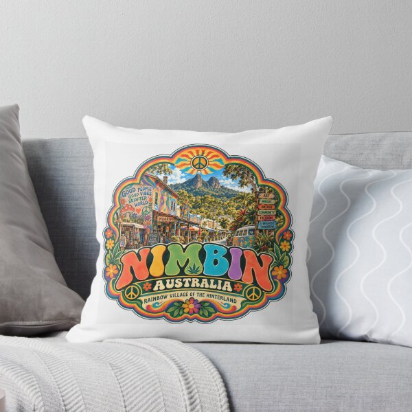 Item preview, Nimbin Australia Rainbow Village Of The Hinterland Hippie Culture Travel Souvenir designed and sold by Star3NowForMe.