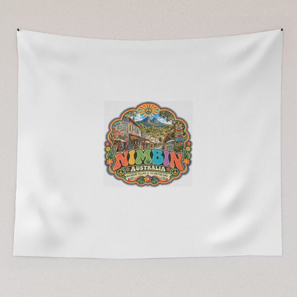 Item preview, Nimbin Australia Rainbow Village Of The Hinterland Hippie Culture Travel Souvenir designed and sold by Star3NowForMe.