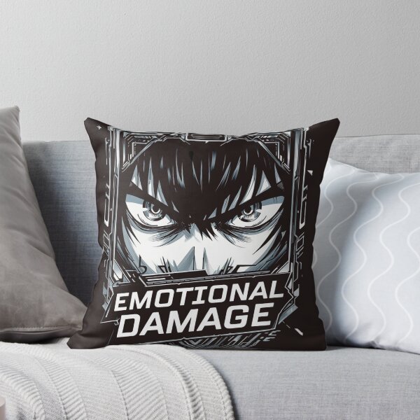 Item preview, Emotional Damage – Mecha Anime Eyes Cyberpunk designed and sold by DecibelDecor034.