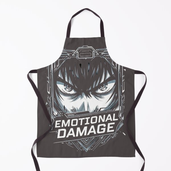 Item preview, Emotional Damage – Mecha Anime Eyes Cyberpunk designed and sold by DecibelDecor034.