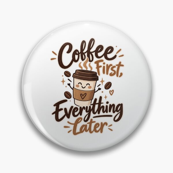 Item preview, Coffee First Everything Later – Funny Coffee Lover Design designed and sold by 1DreamerShop.
