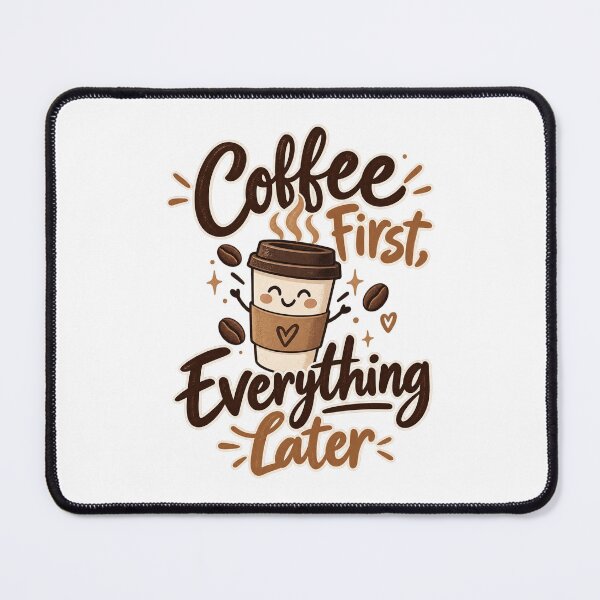 Item preview, Coffee First Everything Later – Funny Coffee Lover Design designed and sold by 1DreamerShop.