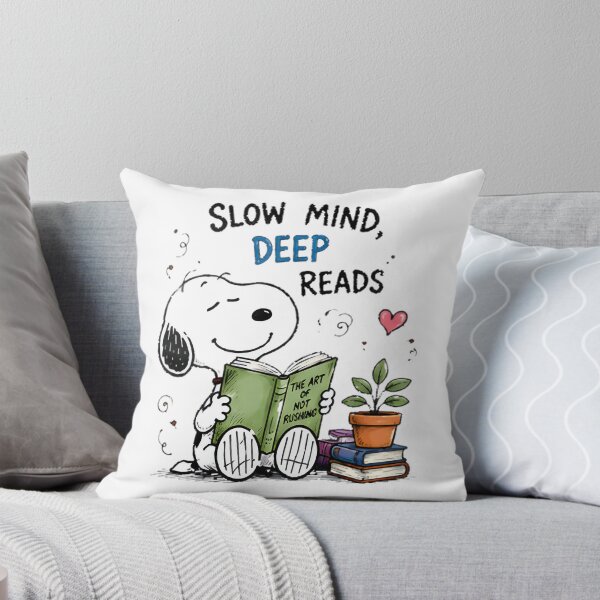 Item preview, Cute Snoopy Reading Book Design Perfect for Book Lovers and Gift Ideas designed and sold by munindra15.