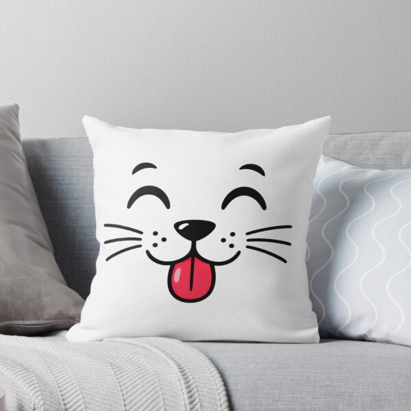 Item preview, Cute Cat Face Tongue Out Happy Kitten Pet Animal Lover designed and sold by HumansStuck12.