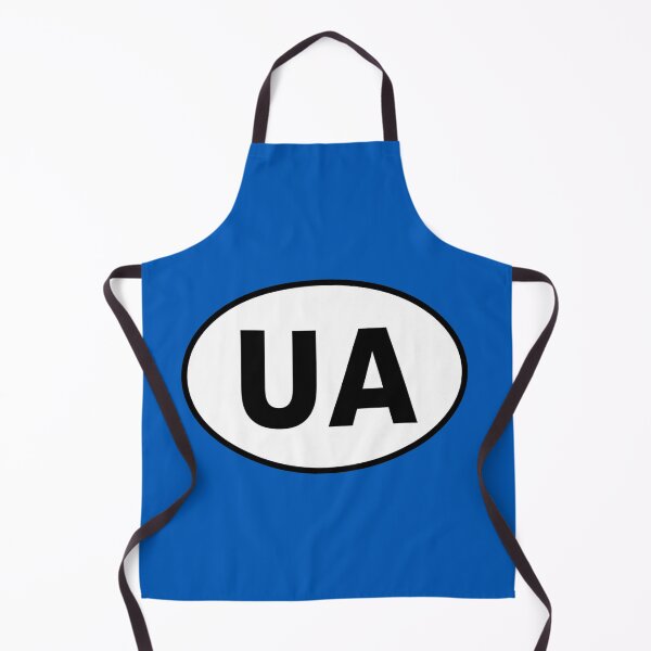 Item preview, Ukraine International Oval Sticker · Minimalist  Travel Identity designed and sold by The Digital Compass.