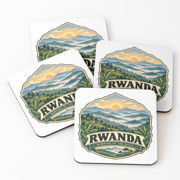 Item preview, Rwanda Morning Of The Hills African Travel Country Souvenir designed and sold by Star3NowForMe.